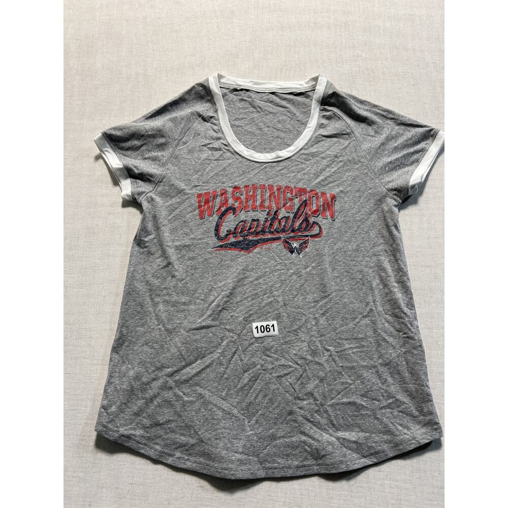 Washington Capitals Girl's Shirt Sz S Gray Pre-Owned‎ Excellent
